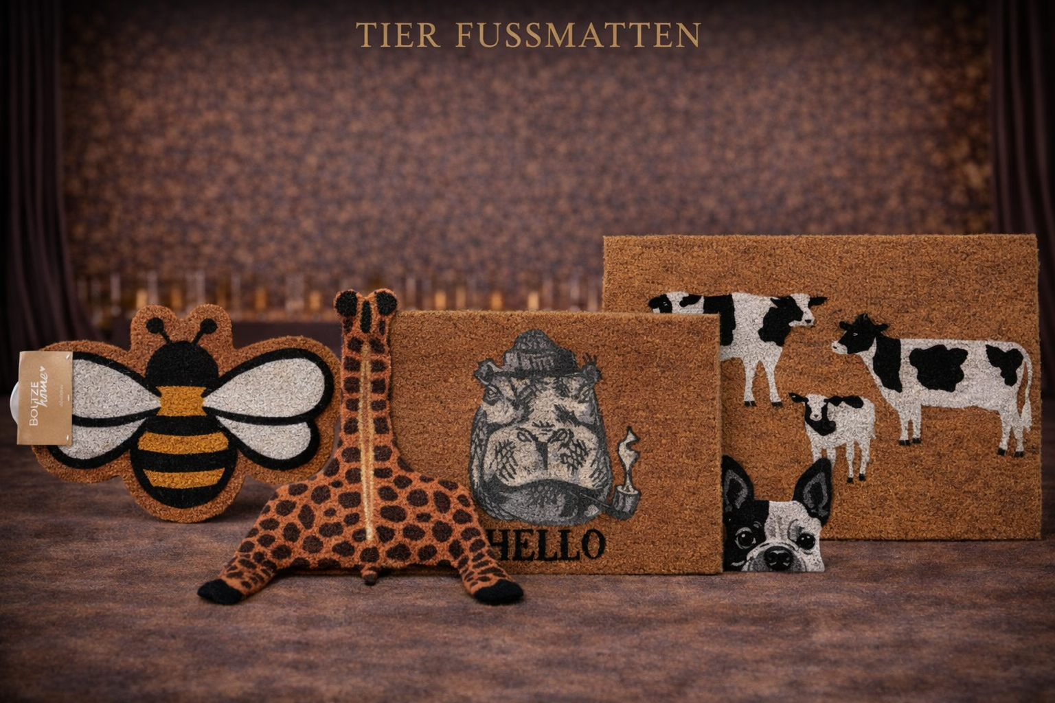 Tier Fußmatten