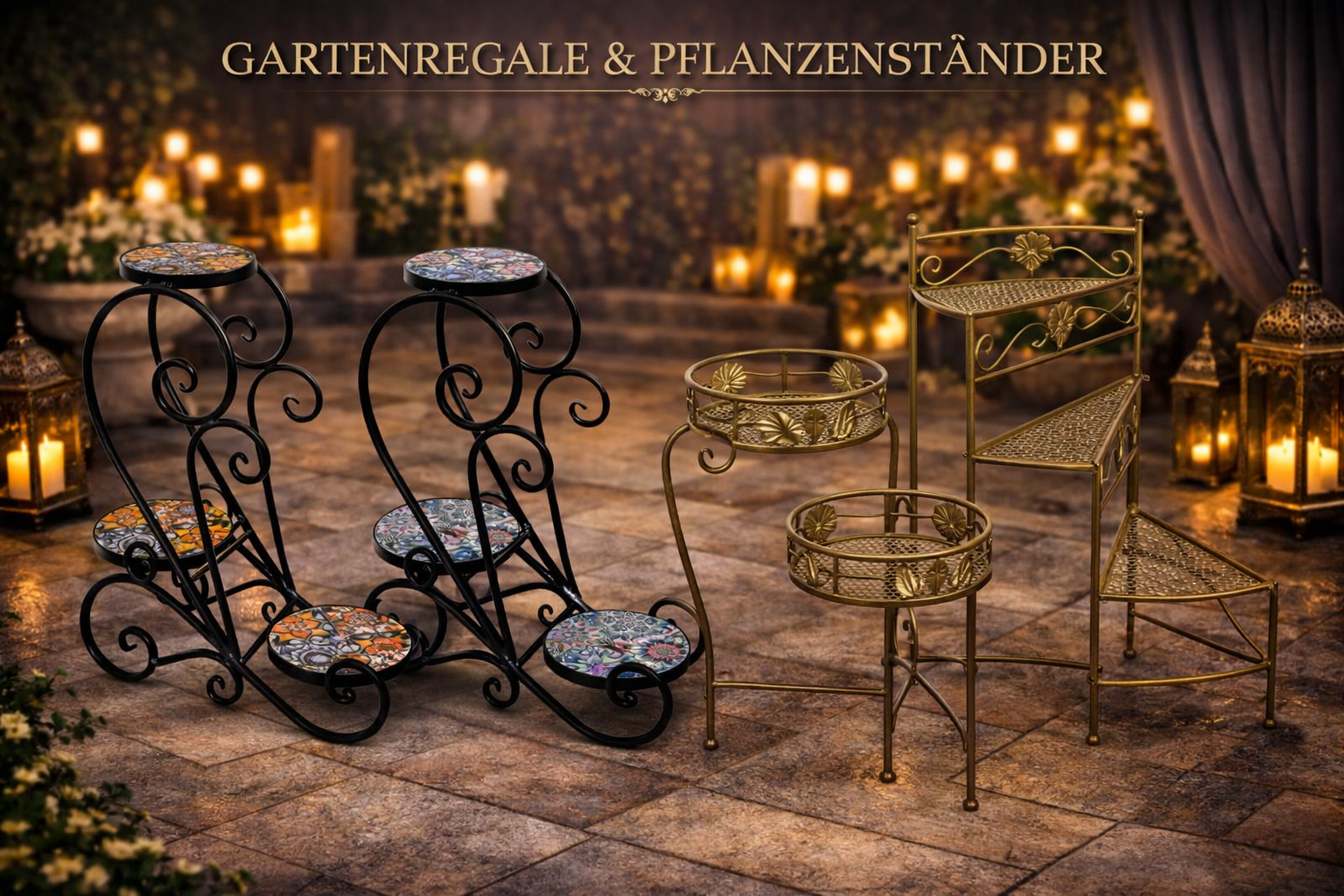 Garten Blumen-Hocker