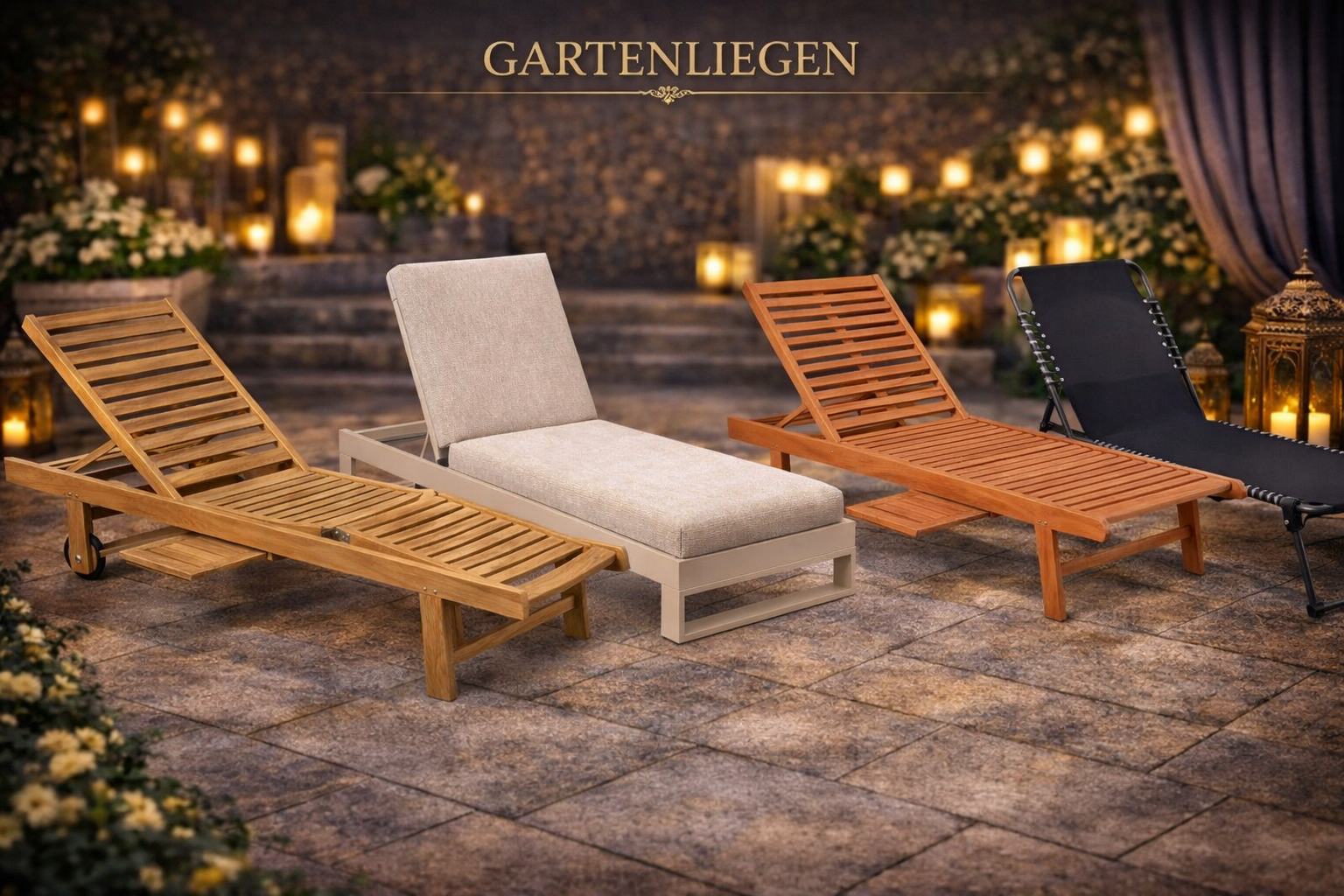 Gartenliegen