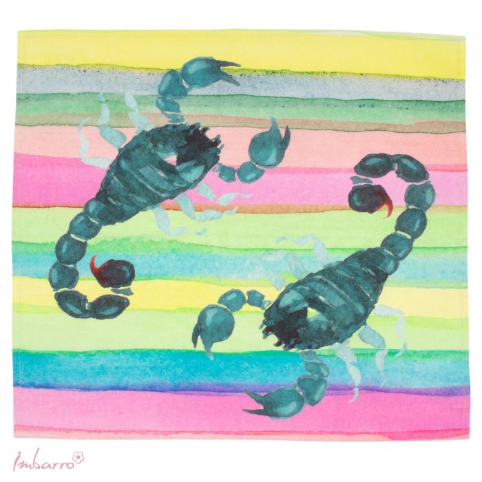 Küchentuch Scorpion 2er Set – farbenfrohe Baumwolltücher im maritimen Design