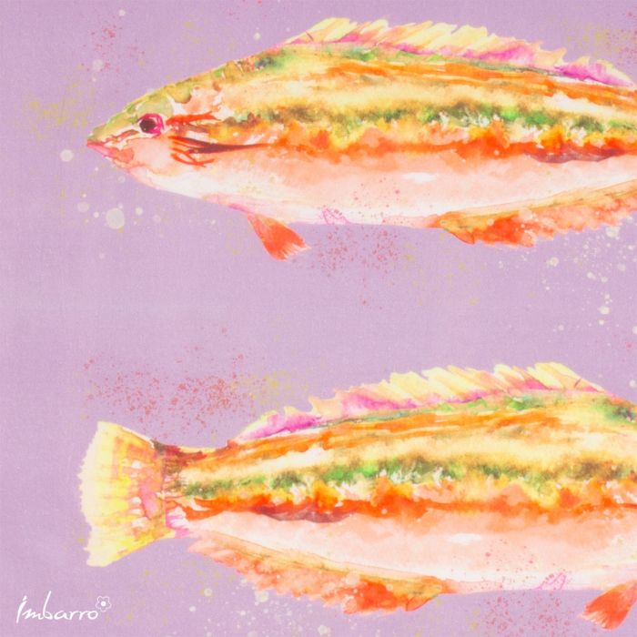 Küchentuch Fish 2er Set – stilvolle Baumwolltücher im maritimen Design