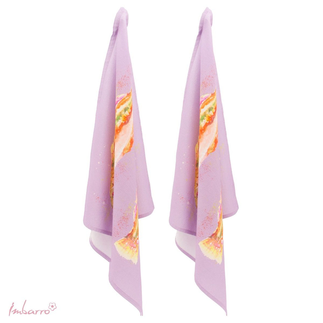 Küchentuch Fish 2er Set – stilvolle Baumwolltücher im maritimen Design