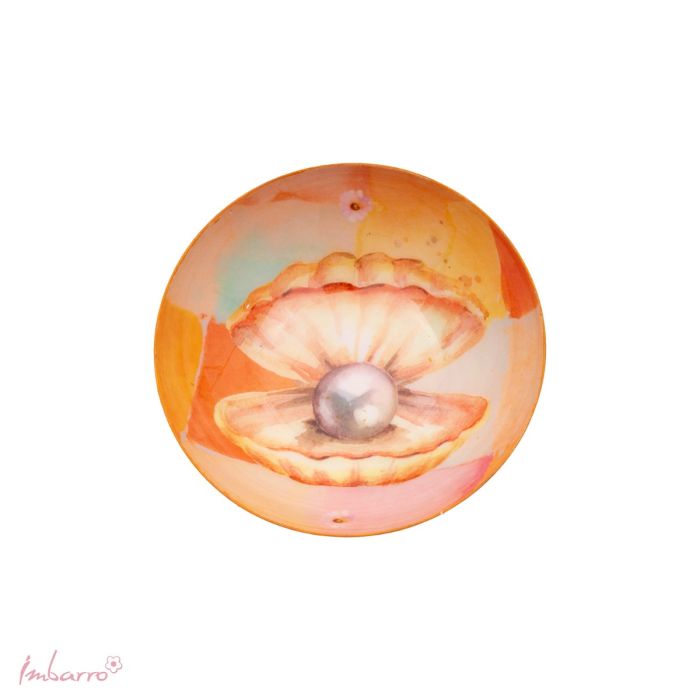 Schale Pearl – dekorative Metallschale mit Muschelmotiv Ø 15 cm