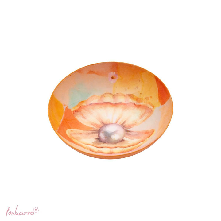 Schale Pearl – dekorative Metallschale mit Muschelmotiv Ø 15 cm