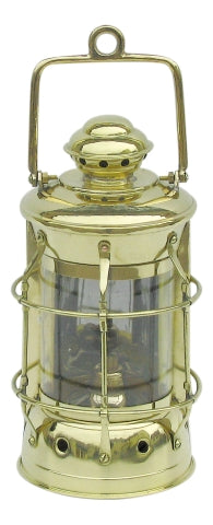 Nelson Lampe – maritime Schiffslampe aus Messing mit Petroleumbrenner