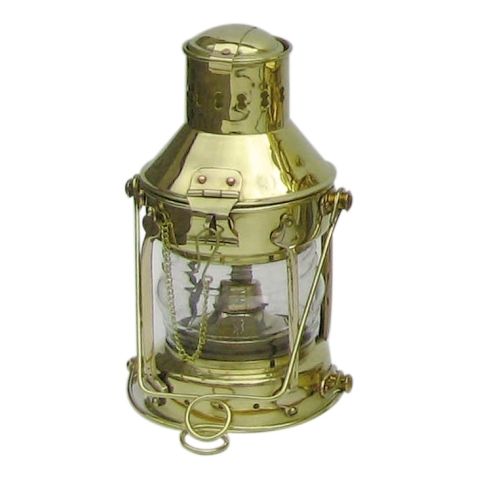 Ankerlampe – maritime Schiffslampe aus Messing elektrisch 230V
