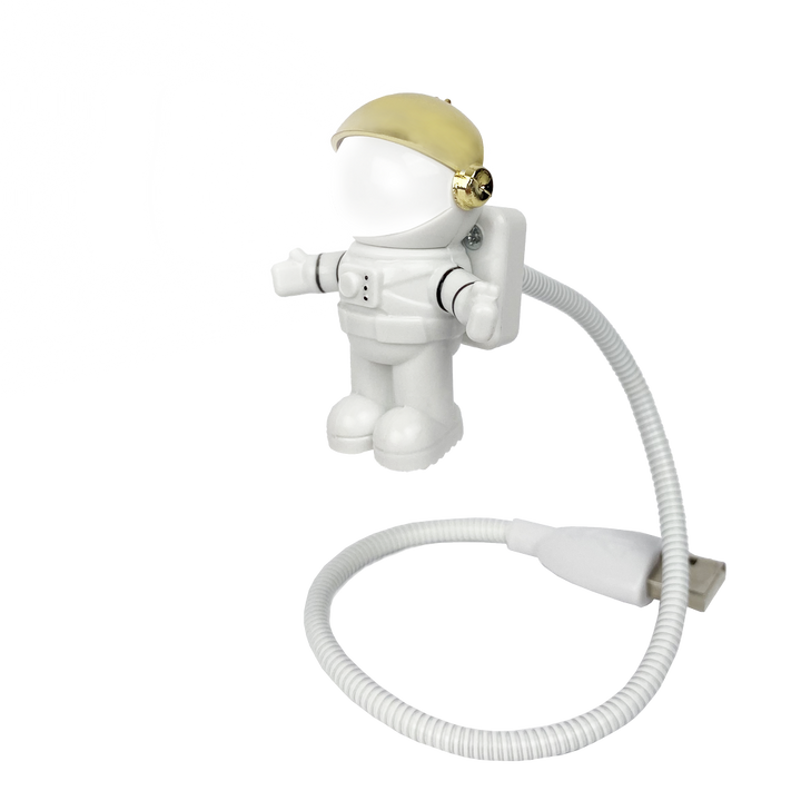 Astronaut LED Lampe – USB Tischleuchte mit Visier Schalter für Laptop und PC