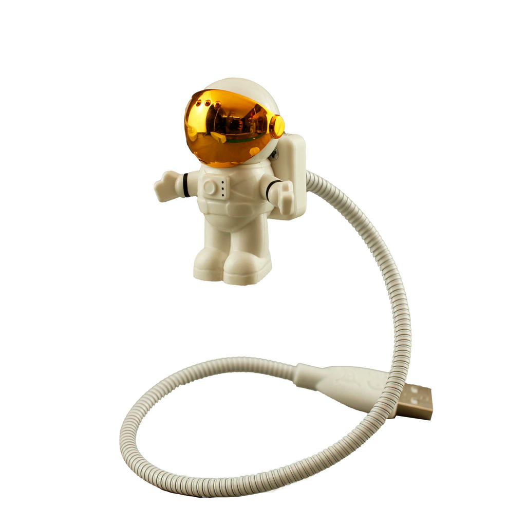 Astronaut LED Lampe – USB Tischleuchte mit Visier Schalter für Laptop und PC