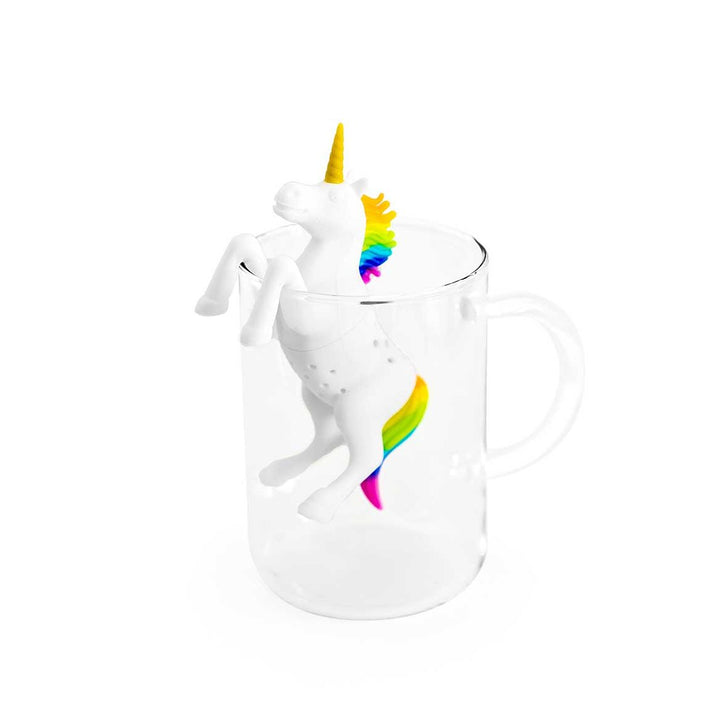 Einhorn Tee Ei aus Silikon – magisches Teesieb für losen Tee mit einzigartigem Design