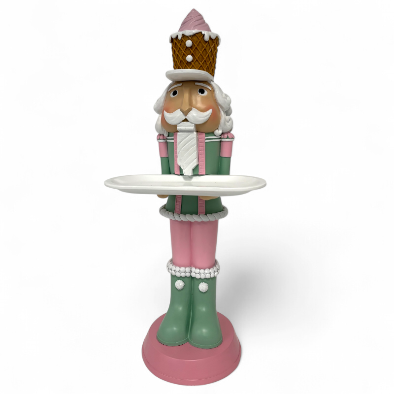 Nussknacker mit Tablett, groß, 58 cm