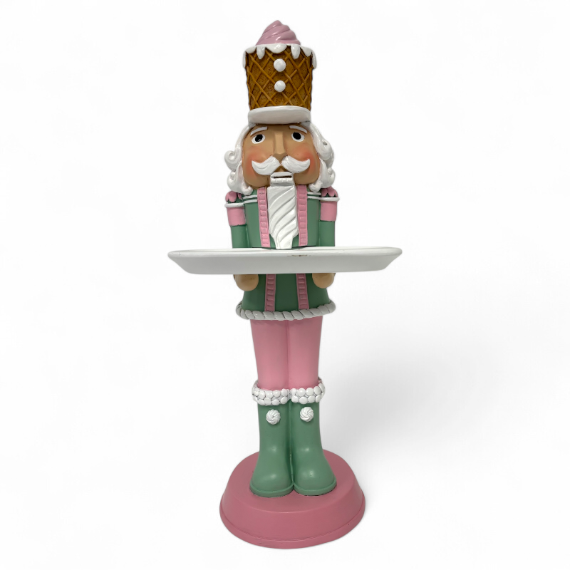 Nussknacker mit Tablett, klein, 38 cm