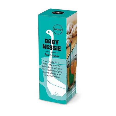 Baby Nessie Tee Ei aus Silikon – kreatives Teesieb in 2 Farben für losen Tee