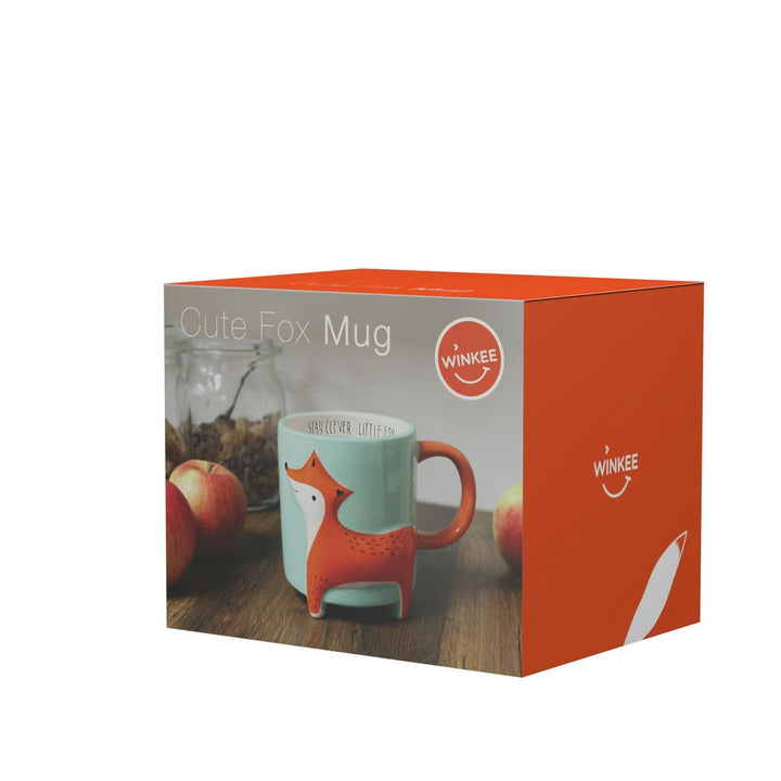 Cute Animal Fuchs Kaffeebecher – stilvoller Keramikbecher im verspielten Fuchs Design