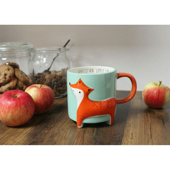 Cute Animal Fuchs Kaffeebecher – stilvoller Keramikbecher im verspielten Fuchs Design