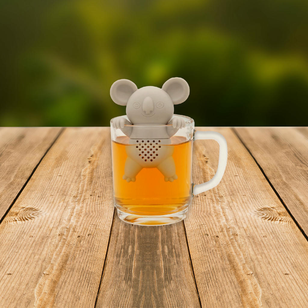 Koala Tee Ei aus Silikon – liebevolles Teesieb für losen Tee mit verspieltem Design
