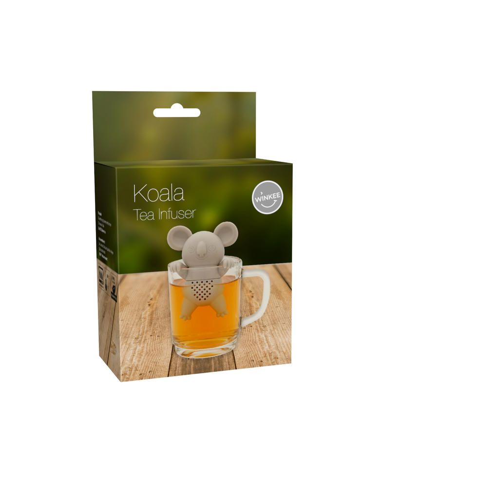 Koala Tee Ei aus Silikon – liebevolles Teesieb für losen Tee mit verspieltem Design