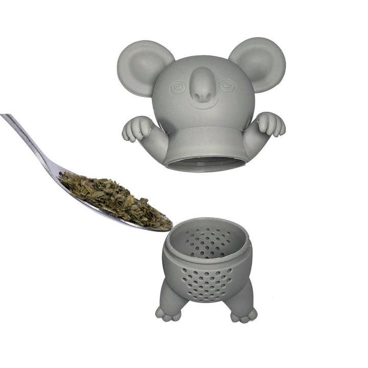 Koala Tee Ei aus Silikon – liebevolles Teesieb für losen Tee mit verspieltem Design