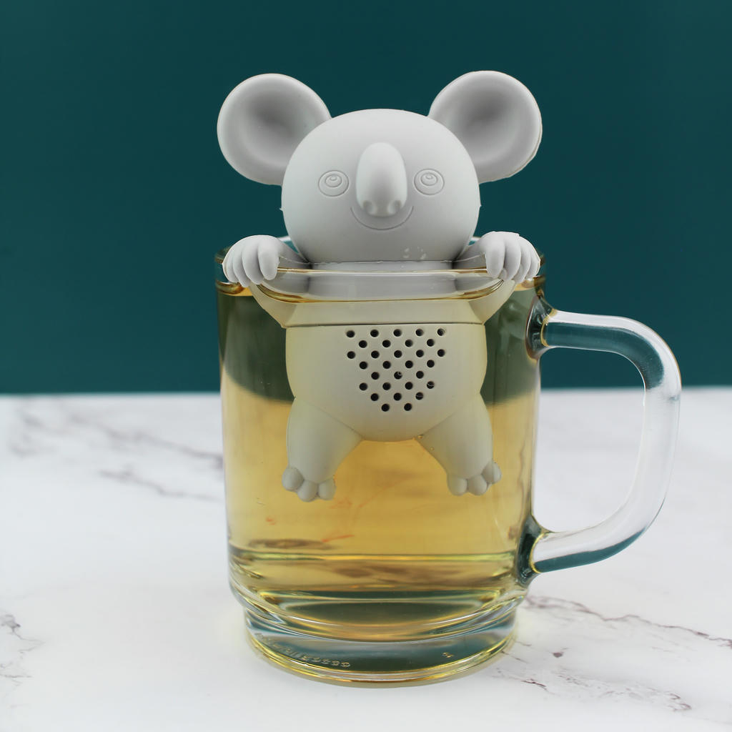 Koala Tee Ei aus Silikon – liebevolles Teesieb für losen Tee mit verspieltem Design