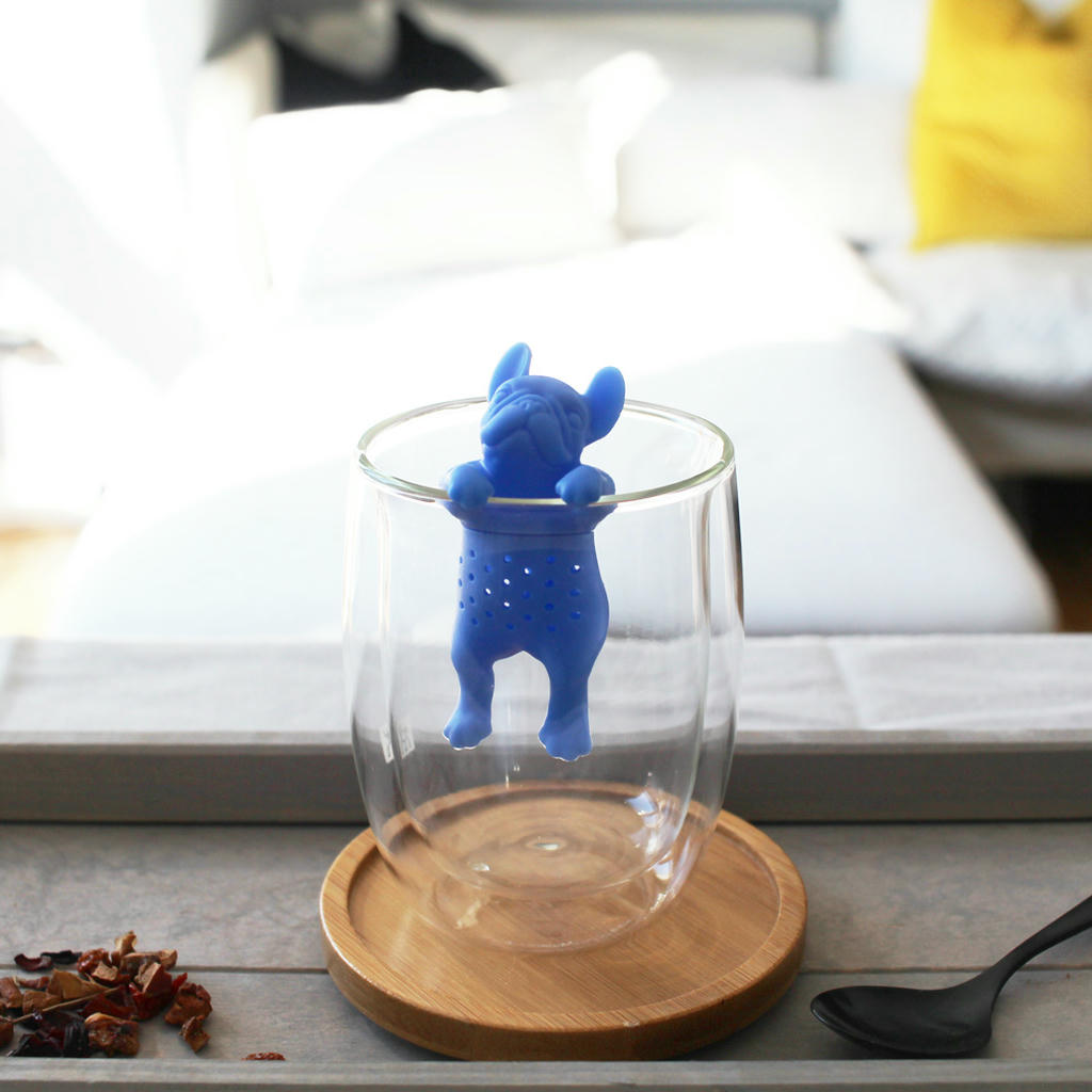 Good Boy Tee Ei aus Silikon – originelles Teesieb im Hundedesign für losen Tee