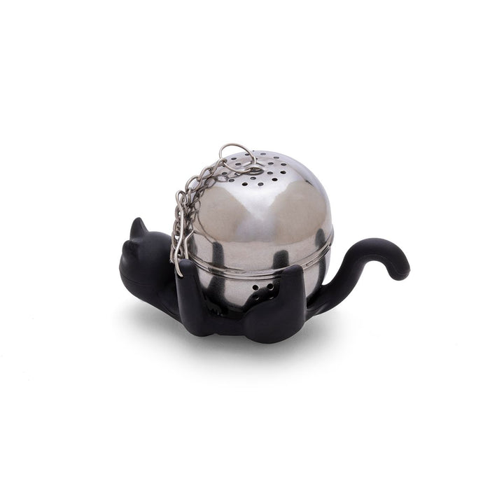 Katzen Tee Ei aus Silikon und Edelstahl – originelles Teesieb mit liebevollem Design