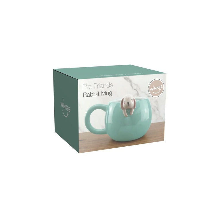 Pet Friends Hase Kaffeebecher – niedlicher Keramikbecher mit liebevollem Hasen Design
