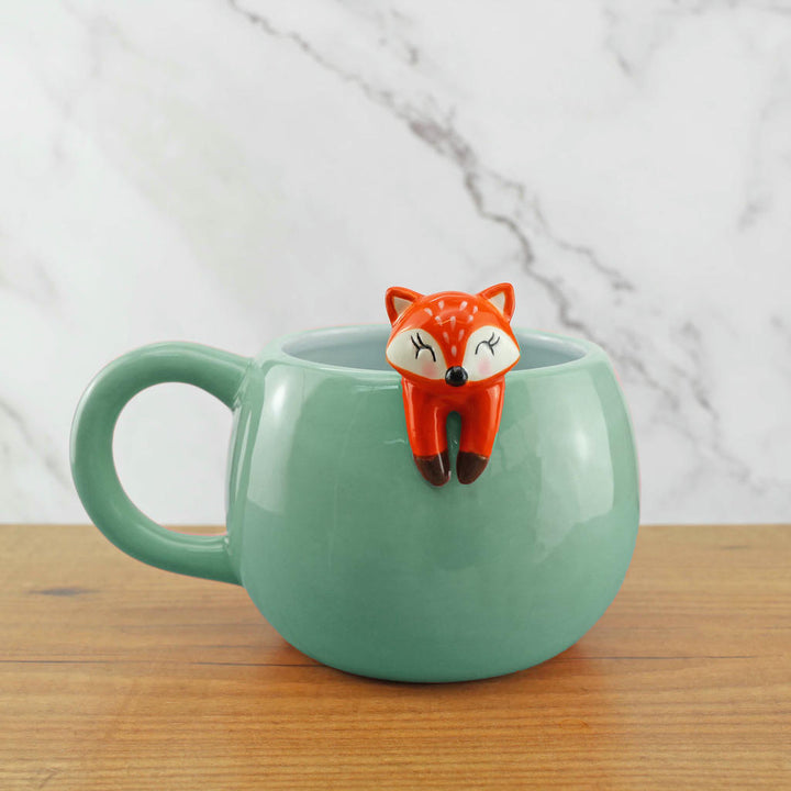 Pet Friends Fuchs Kaffeebecher – niedlicher Keramikbecher mit liebevollem Fuchs Design