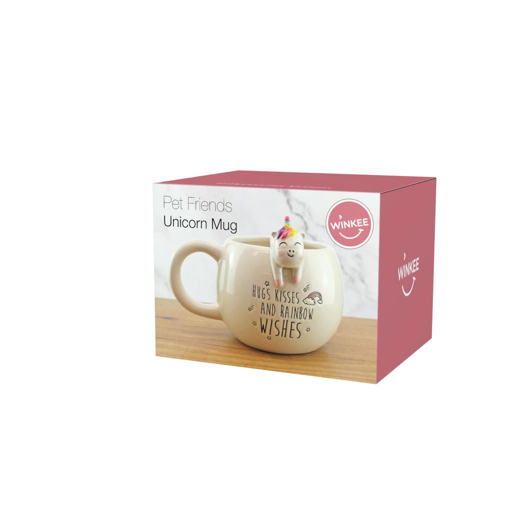 Pet Friends Einhorn Kaffeebecher – magischer Keramikbecher mit liebevollem Design