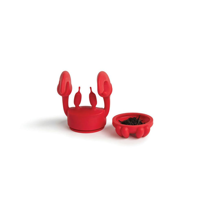 Crab Tea Tee Ei aus Silikon – kreatives Teesieb im Krabben Design für losen Tee