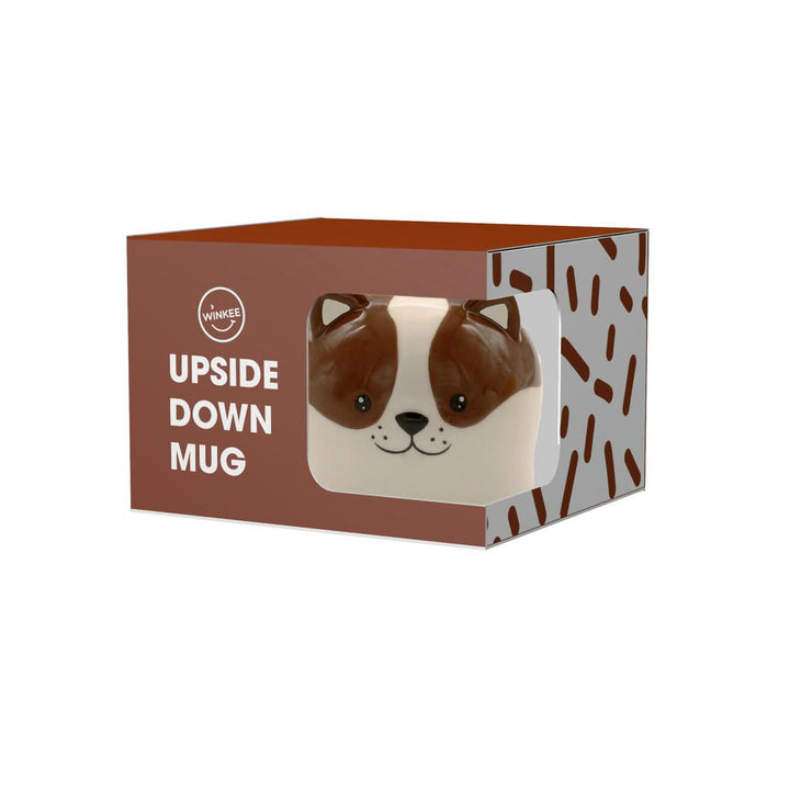 Upside Down Kaffeebecher Hund – kreativer Keramikbecher und Deko in einem