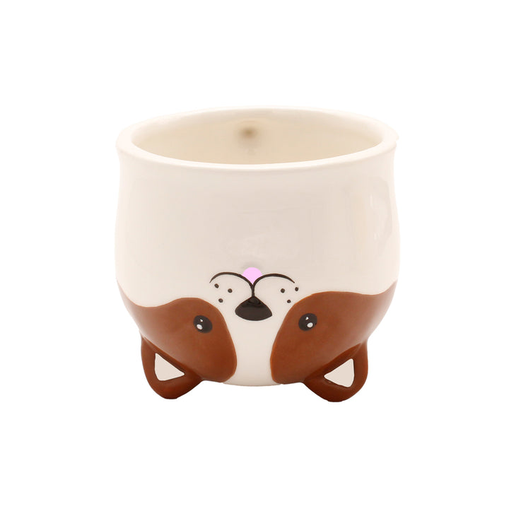 Upside Down Kaffeebecher Hund – kreativer Keramikbecher und Deko in einem