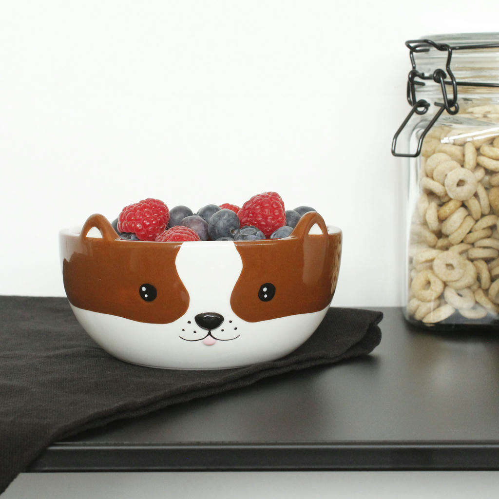 Müslischale Hund – niedliche Keramikschale für Frühstück und Snacks