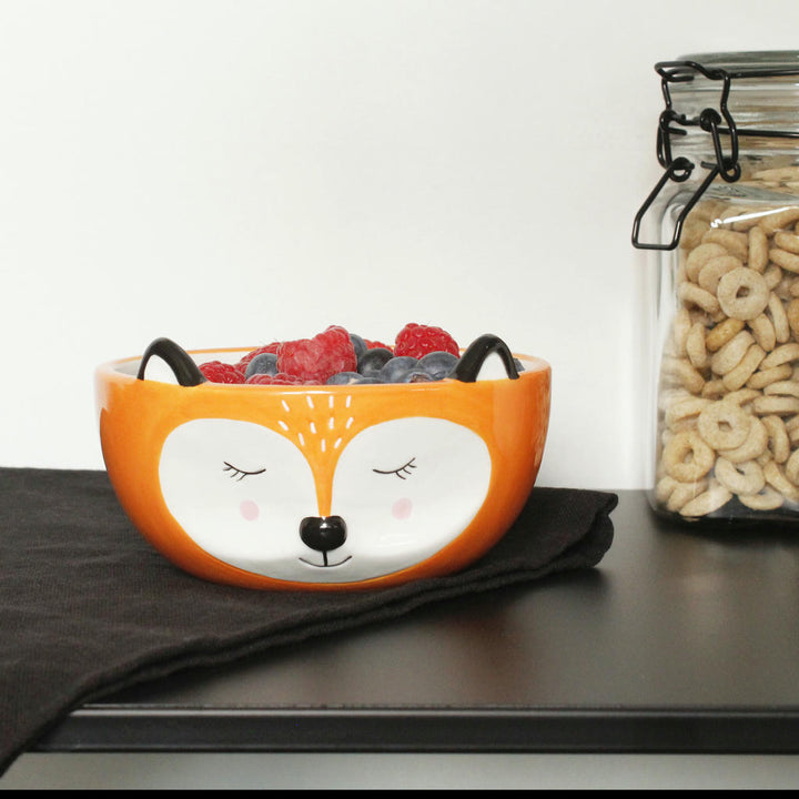 Müslischale Fuchs – niedliche Keramikschale für Frühstück und Snacks