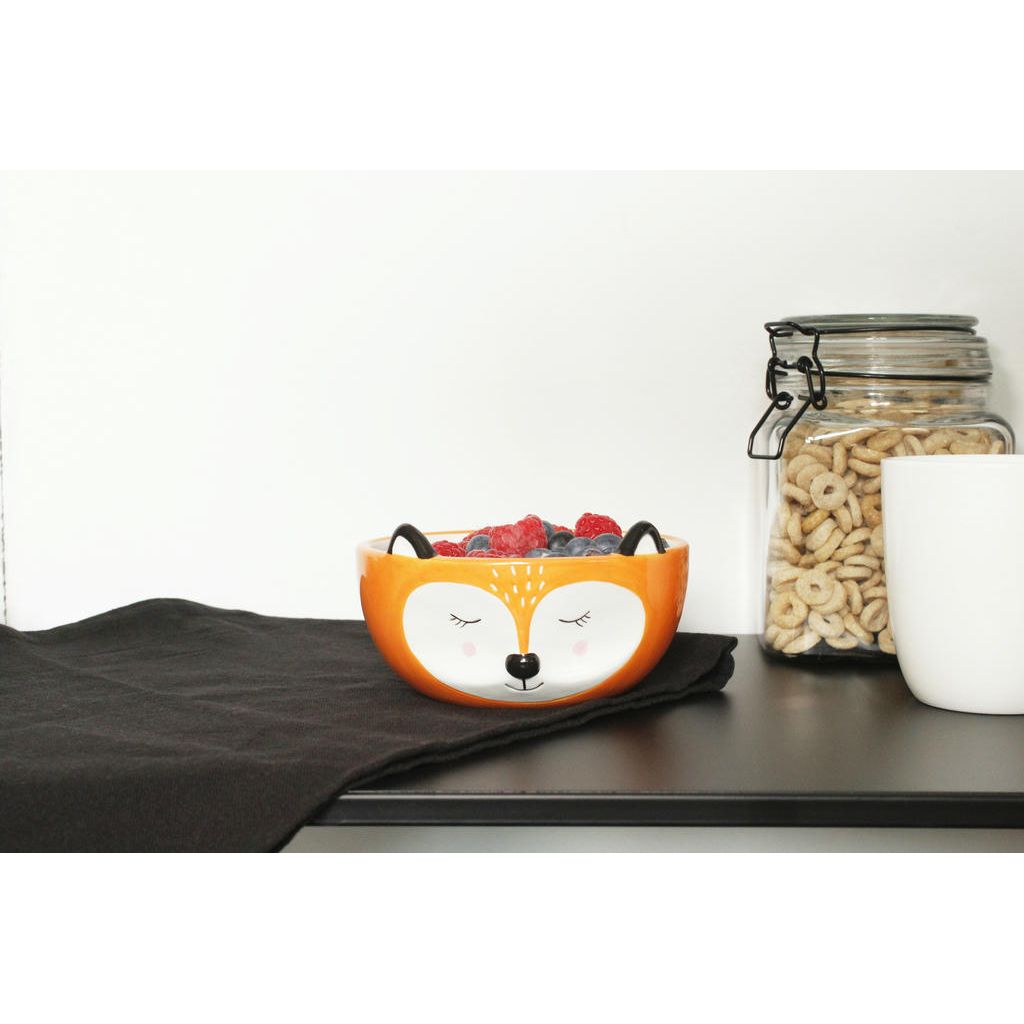 Müslischale Fuchs – niedliche Keramikschale für Frühstück und Snacks
