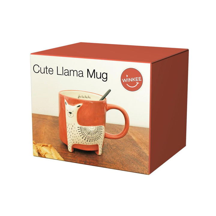 Cute Animal Lama Kaffeebecher – stilvoller Keramikbecher im liebevollen Lama Design