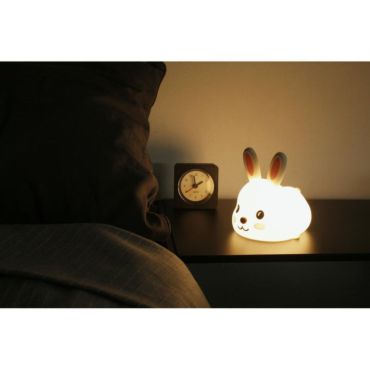 Silikon Nachtlicht Häschen – dimmbare LED Kinderlampe mit Touch Funktion