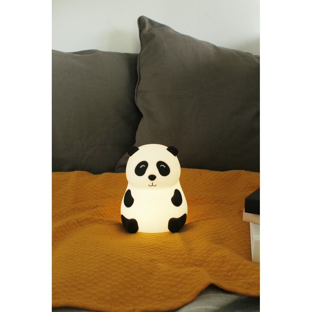 Silikon Nachtlicht Panda – dimmbare LED Kinderlampe mit Farbwechsel