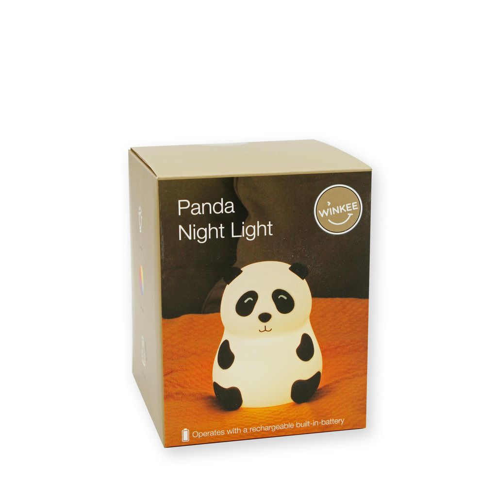 Silikon Nachtlicht Panda – dimmbare LED Kinderlampe mit Farbwechsel