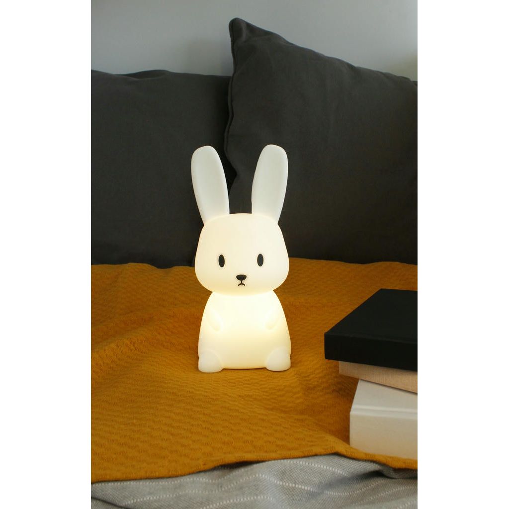 Silikon Nachtlicht Hase – dimmbare LED Kinderlampe mit Farbwechsel