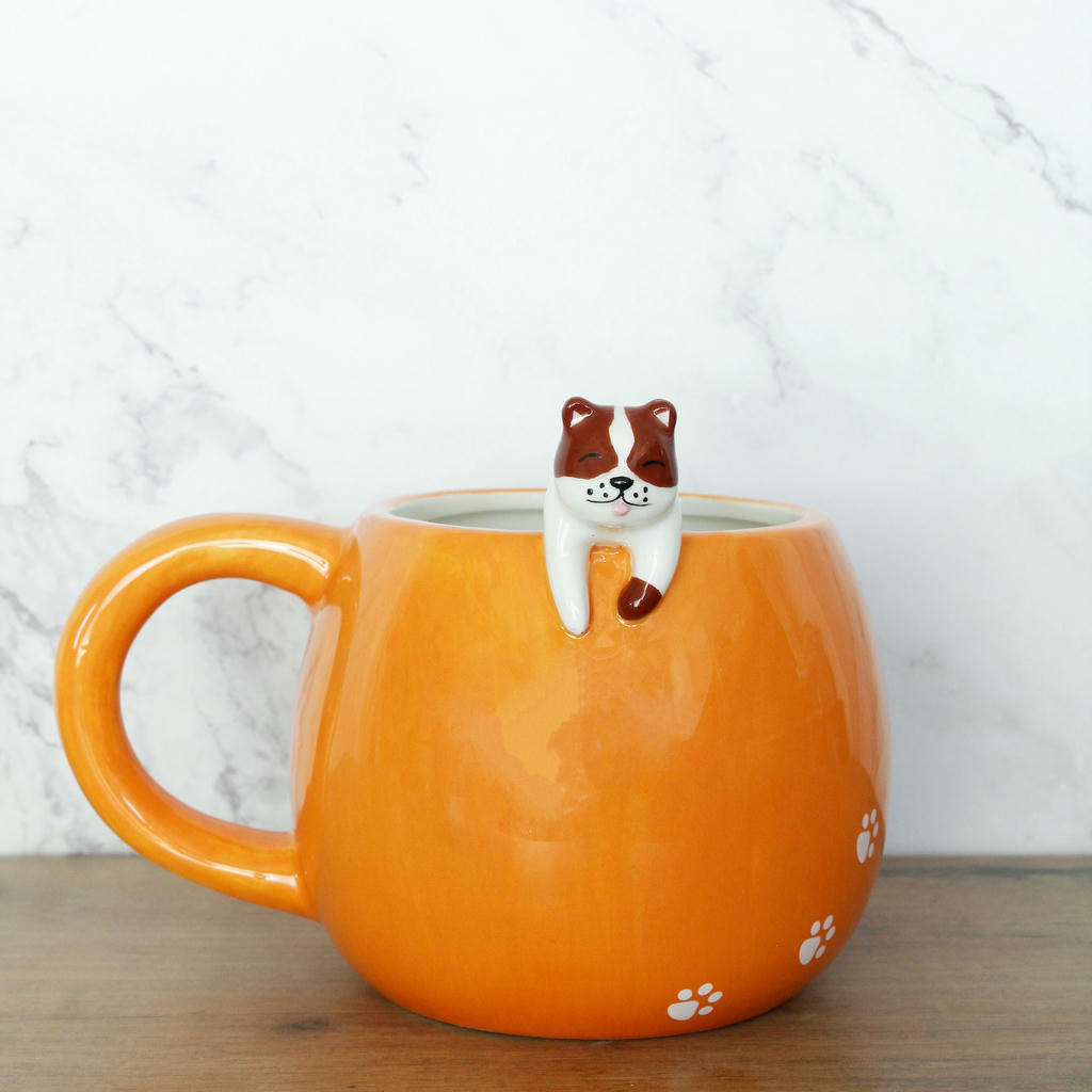 Pet Friends Hund Kaffeebecher – liebevoller Keramikbecher mit niedlicher Hundefigur