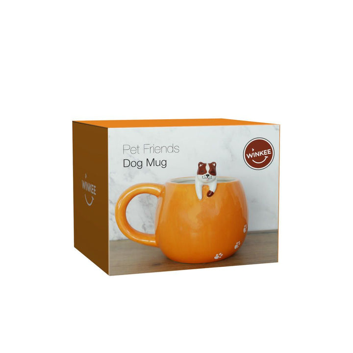 Pet Friends Hund Kaffeebecher – liebevoller Keramikbecher mit niedlicher Hundefigur