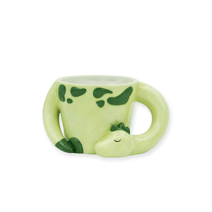 Dino Kaffeebecher – verspielter Keramikbecher im niedlichen Dinosaurier Design