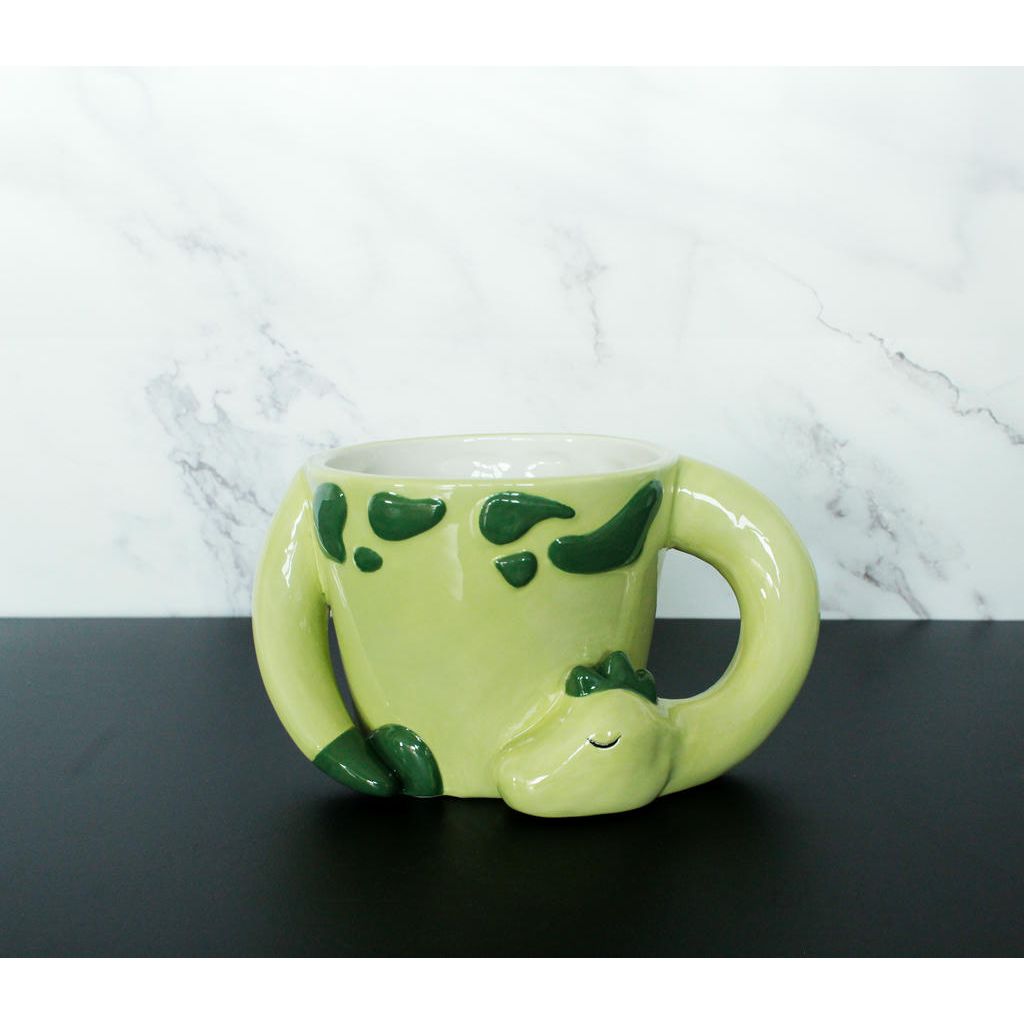 Dino Kaffeebecher – verspielter Keramikbecher im niedlichen Dinosaurier Design