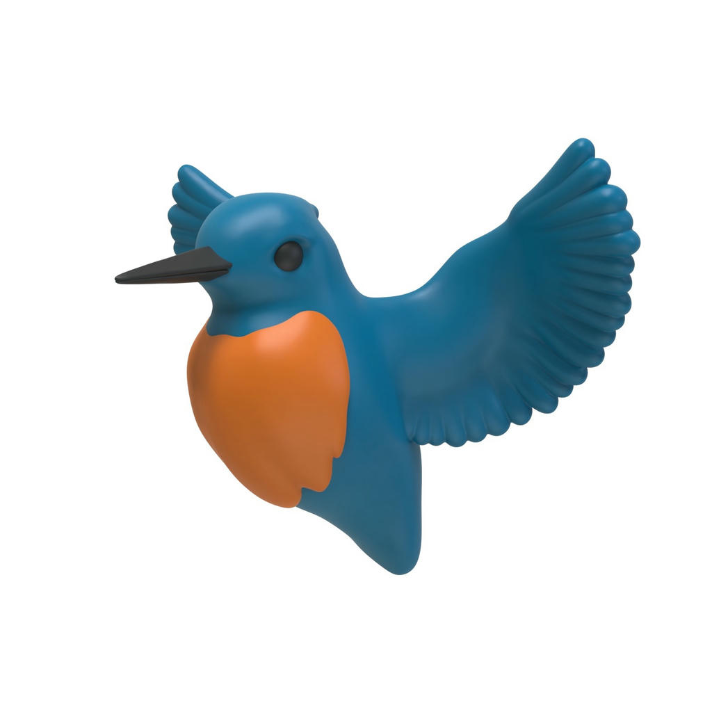 Eisvogel Topfwächter und Löffelhalter – praktischer Küchenhelfer aus Silikon im Vogel Design