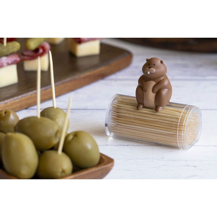 Woody Zahnstocherspender – origineller Spender mit tierischem Design
