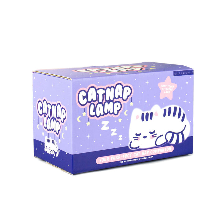 Schlafende Katze Nachtlicht – beruhigende LED Lampe aus Silikon