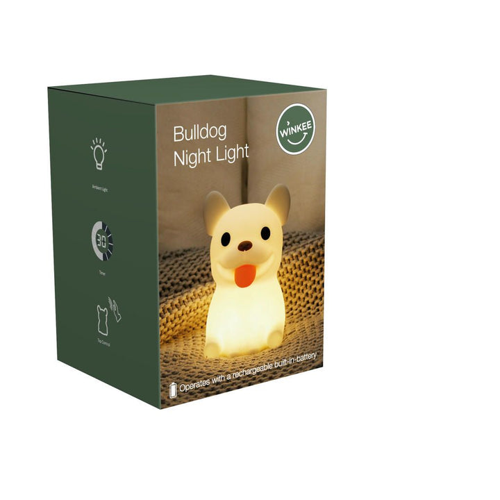 Silikon Nachtlicht Bully – niedliche LED Lampe mit Farbwechsel und Touch Funktion