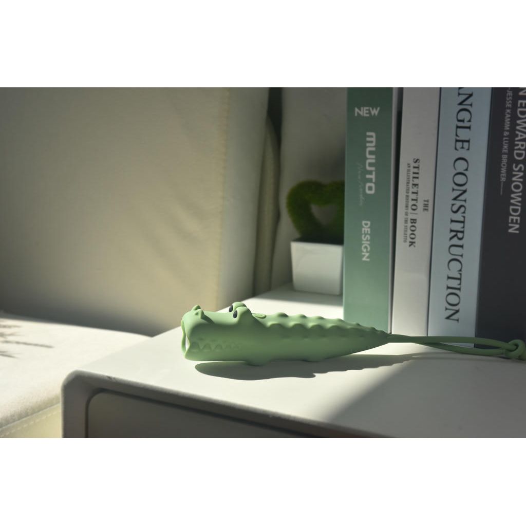 Taschenlampe Kroko aus Silikon mit Akku – coole LED Leuchte im Tierdesign