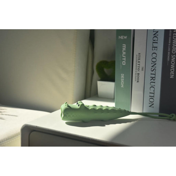 Taschenlampe Kroko aus Silikon mit Akku – coole LED Leuchte im Tierdesign