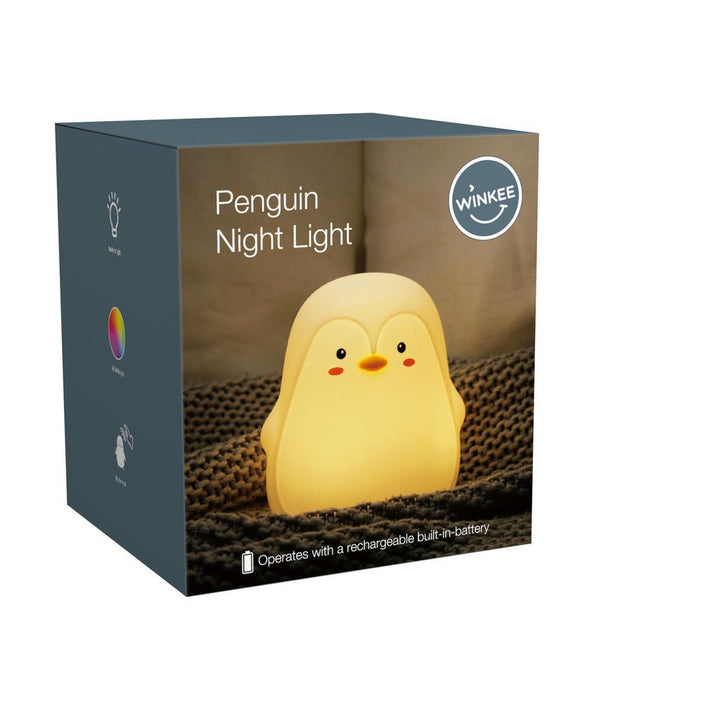 Silikon Nachtlicht Pinguin – niedliche LED Lampe mit Farbwechsel