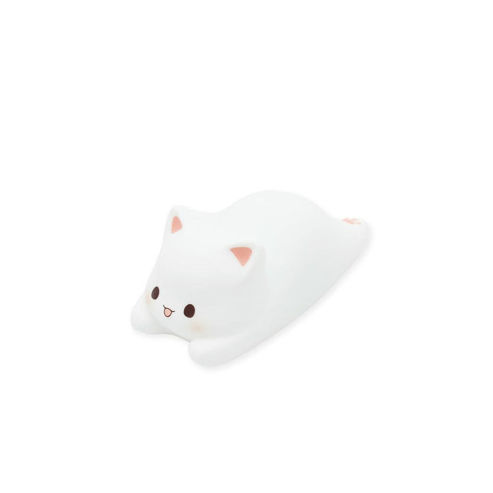 Silikon Nachtlicht schlafende Katze – sanfte LED Lampe mit Farbwechsel und Touch Funktion